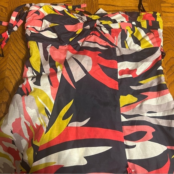 NEW Ted Baker Merus Convertible Silk Blend Halter Ruffle Dress Sz 2 or US 6 - Picture 8 of 14